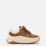 MOON247 CITY BRAUNE SNEAKERS AUS SHEARLING
