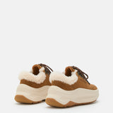 MOON247 CITY BRAUNE SNEAKERS AUS SHEARLING