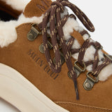 MOON247 CITY BRAUNE SNEAKERS AUS SHEARLING