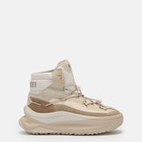 MOON247 XLACE MID GREY & PINK SNEAKERS