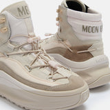 MOON247 XLACE MID GREY & PINK SNEAKERS