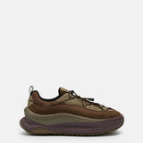 MOON247 XLACE SNEAKER IN KHAKI UND BRAUN