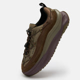 MOON247 XLACE SNEAKER IN KHAKI UND BRAUN