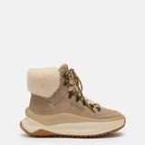MOON247 CITY SHEARLING MID BEIGE SNEAKERS