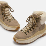 MOON247 CITY SHEARLING MID BEIGE SNEAKERS