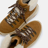 MOON247 CITY MID SNEAKERS AUS SHEARLING IN BRAUN