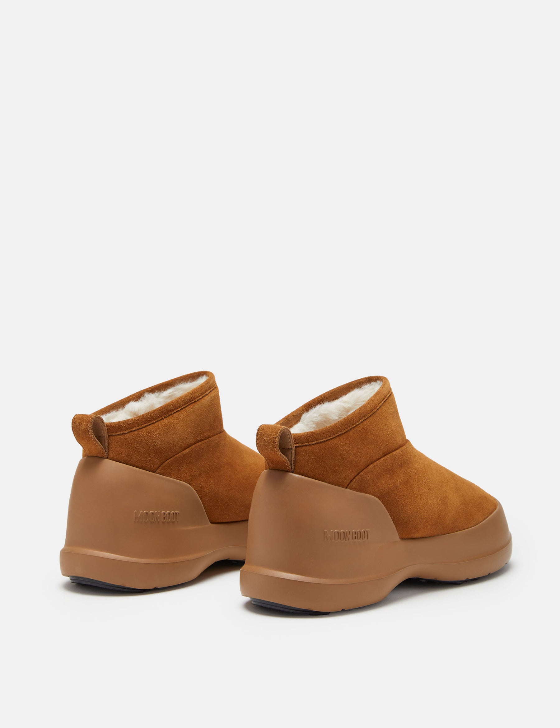 MEZZALUNA BROWN SUEDE LOW BOOTS