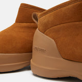STIVALE MEZZALUNA LOW IN PELLE SCAMOSCIATA MARRONE