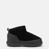 MEZZALUNA BLACK SUEDE LOW BOOTS