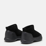 MEZZALUNA BLACK SUEDE LOW BOOTS