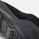 MEZZALUNA BLACK SUEDE LOW BOOTS