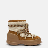 STIVALE MEZZALUNA IN SHEARLING