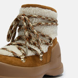 STIVALE MEZZALUNA IN SHEARLING