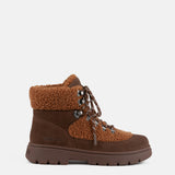 COMBAT BOOT BROWN FLEECE