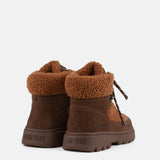 COMBAT BOOT BROWN FLEECE