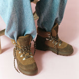 COMBAT BOOT BROWN FLEECE