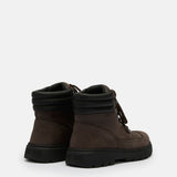 COMBAT BOOT DARK BROWN NUBUCK