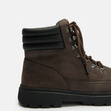 COMBAT BOOT DARK BROWN NUBUCK