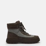 COMBAT BOOT BROWN FELT