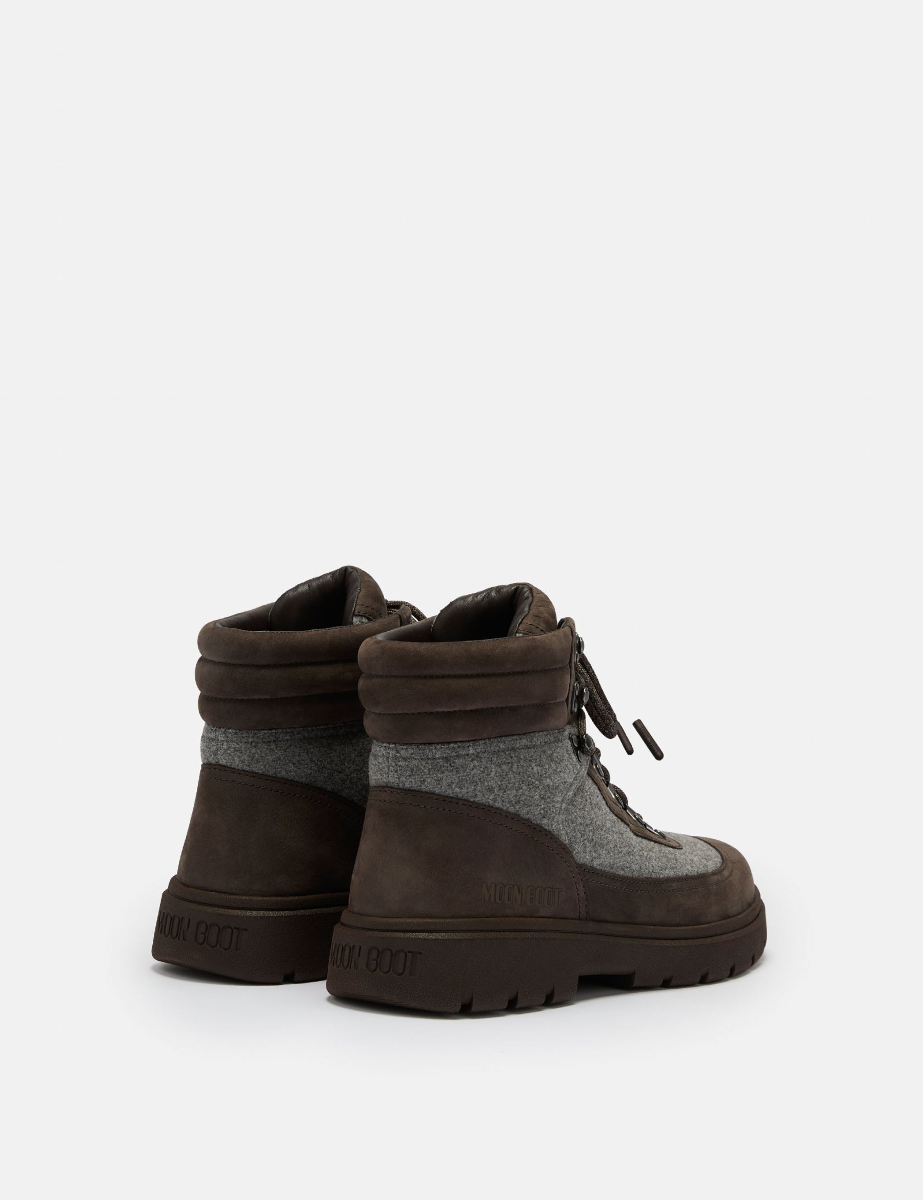 COMBAT STIEFEL AUS FILZ IN BRAUN