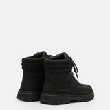STIVALE COMBAT NERO IN FELTRO