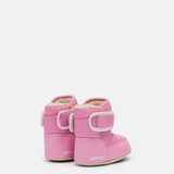 CRIB STRAP PINK NYLON BOOTS