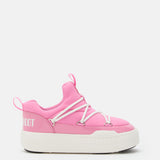 JUNIOR PARK ROSAFARBENE LOW SNEAKERS MIT SCHNÜRUNG