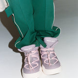 JUNIOR PARK LACE MID LILAC BOOTS