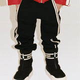 JUNIOR PARK SCHWARZE HIGH STIEFEL MIT REISSVERSCHLUSS