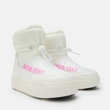 STIVALE JUNIOR PARK TUBE MID BIANCO GLITTER