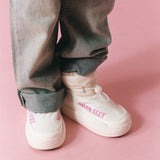 STIVALE JUNIOR PARK TUBE MID BIANCO GLITTER