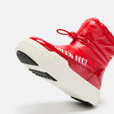 JUNIOR PARK TUBE MID GLITTER RED BOOTS