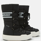 JUNIOR PARK TUBE LACE BLACK BOOTS