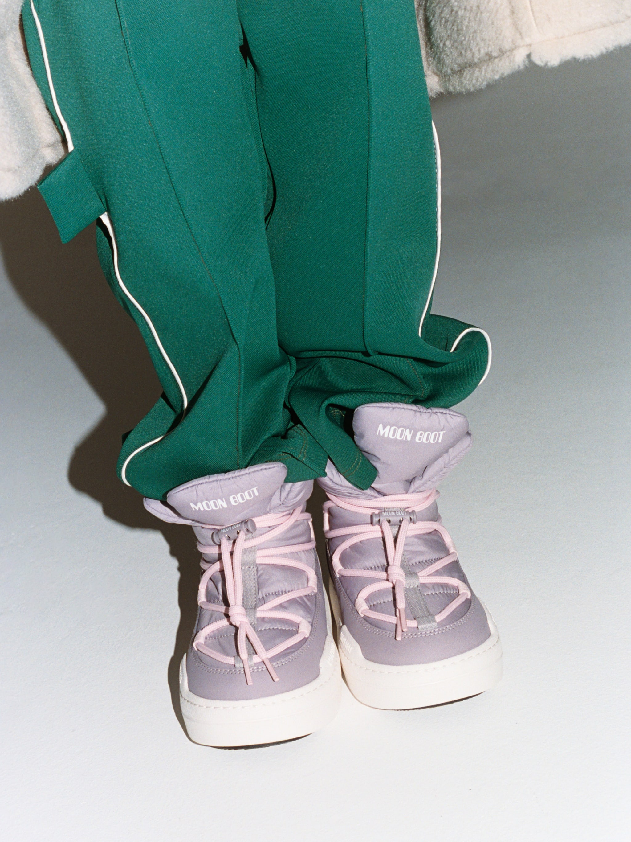 BOTAS JUNIOR PARK LILAS DE MEDIA CAÑA CON CORDONES image number 4