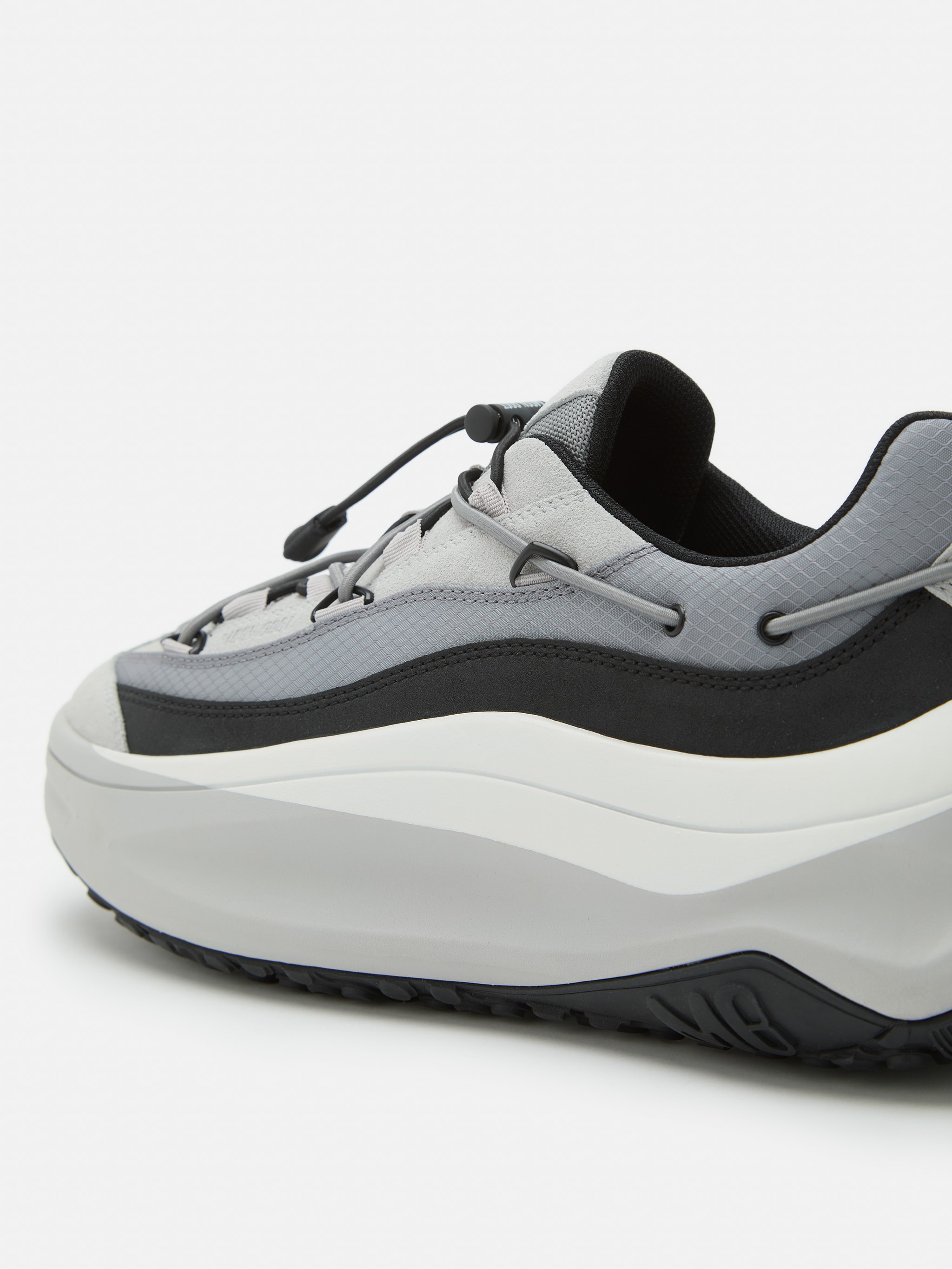 MOON247 XLACE GREY SNEAKERS image number 2