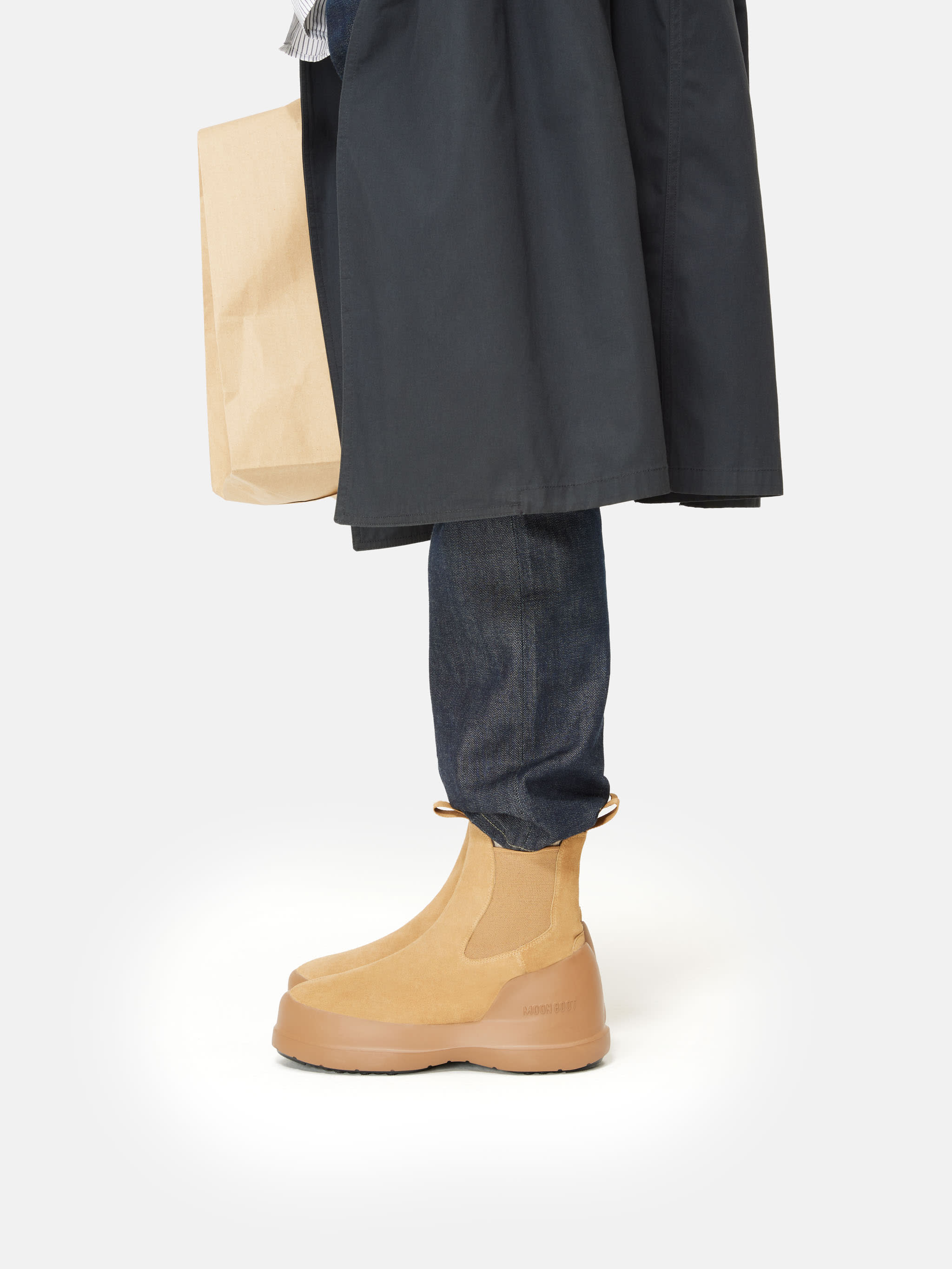 LUNA VELOURSLEDER CHELSEA STIEFEL SAND image number 4