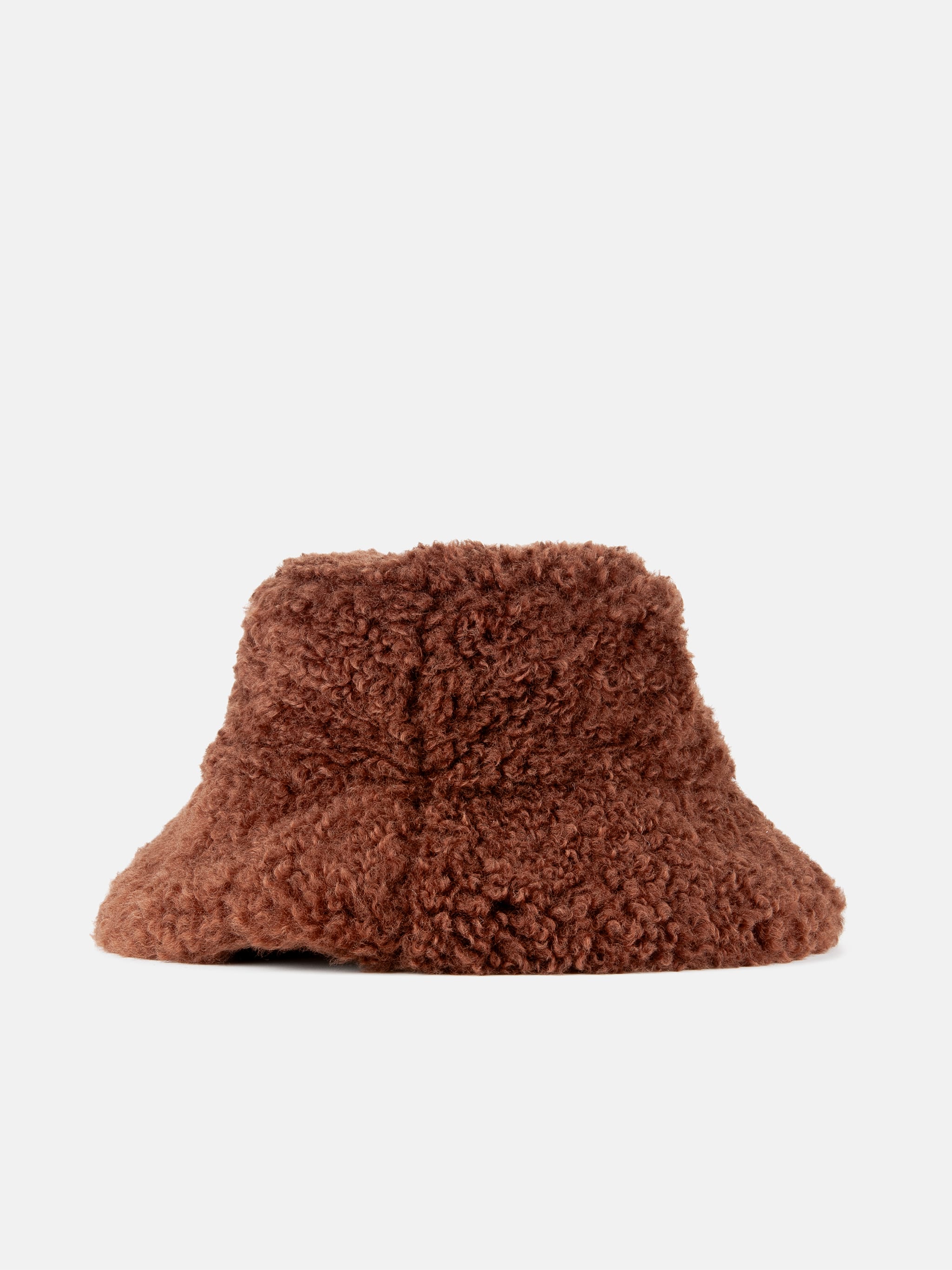 BROWN FURRY BUCKET HAT image number 2
