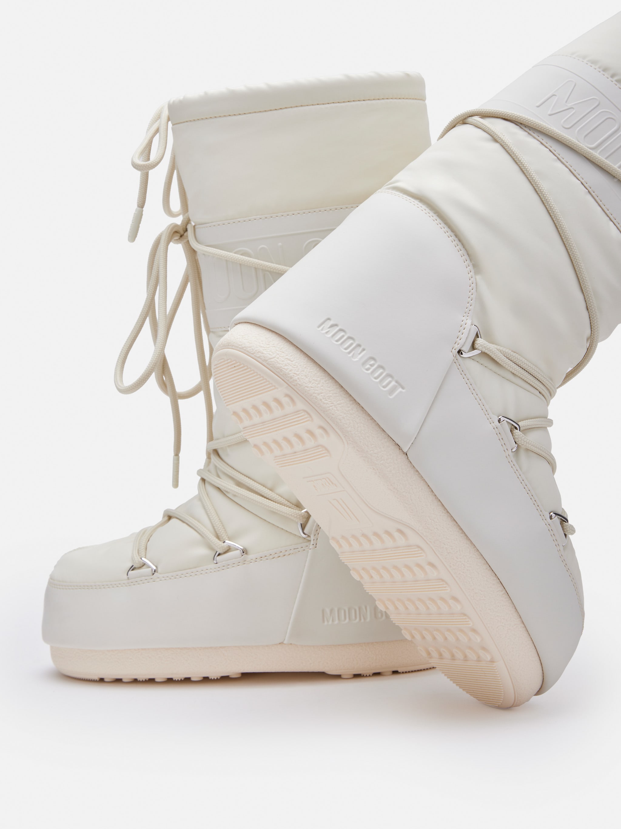 BOTTES ICON EN CAOUTCHOUC CRÈME image number 3