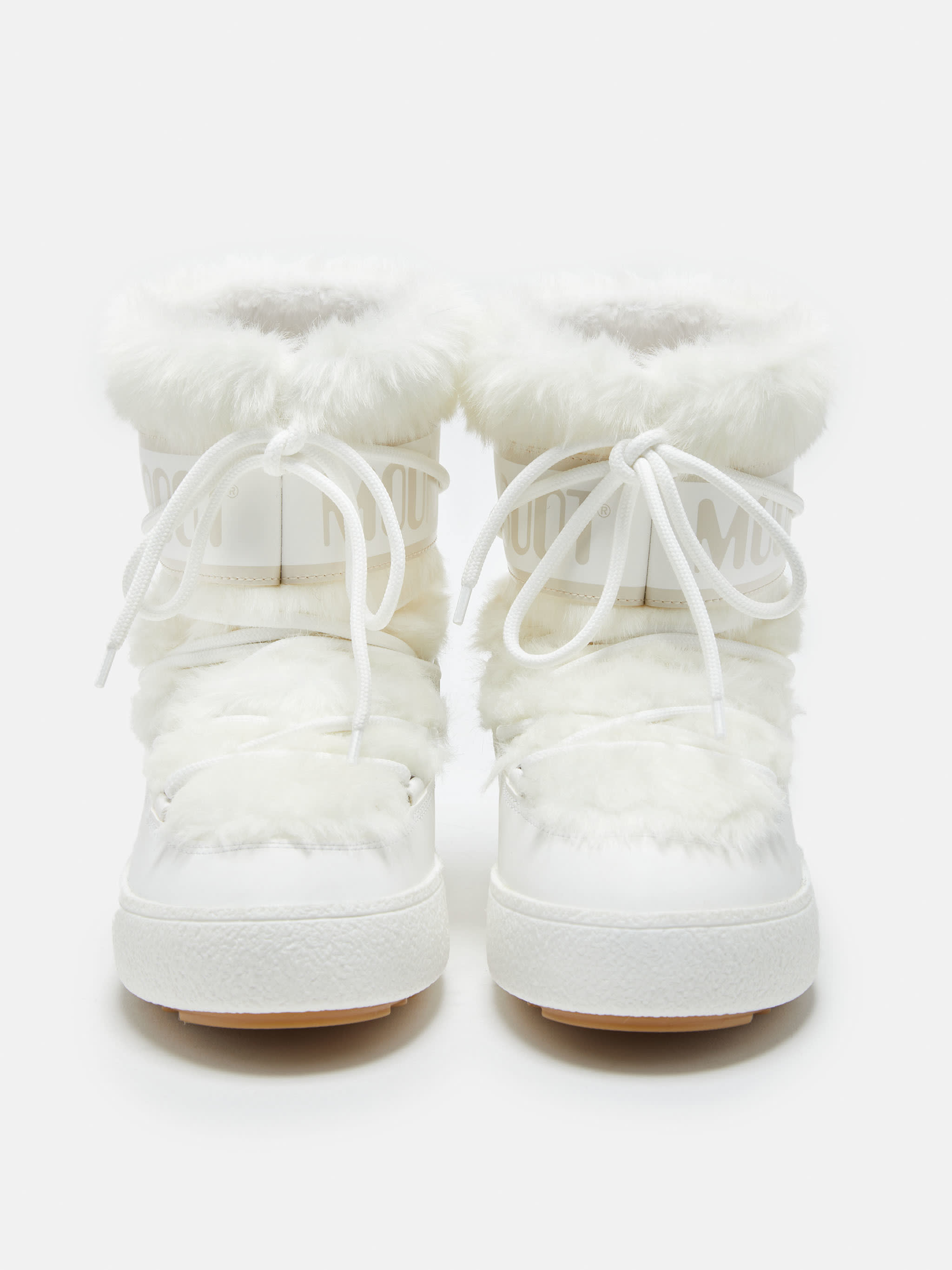 BOTTES LTRACK LOW EN FAUSSE FOURRURE BLANC image number 2
