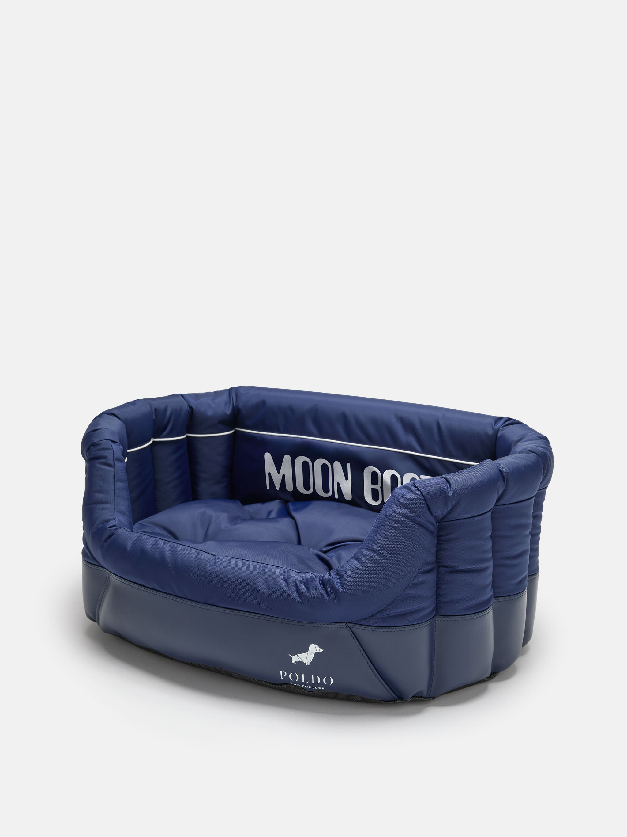 MOON BOOT X POLDO DOG COUTURE CAMA ACOLCHADA AZUL PARA PERROS image number 2