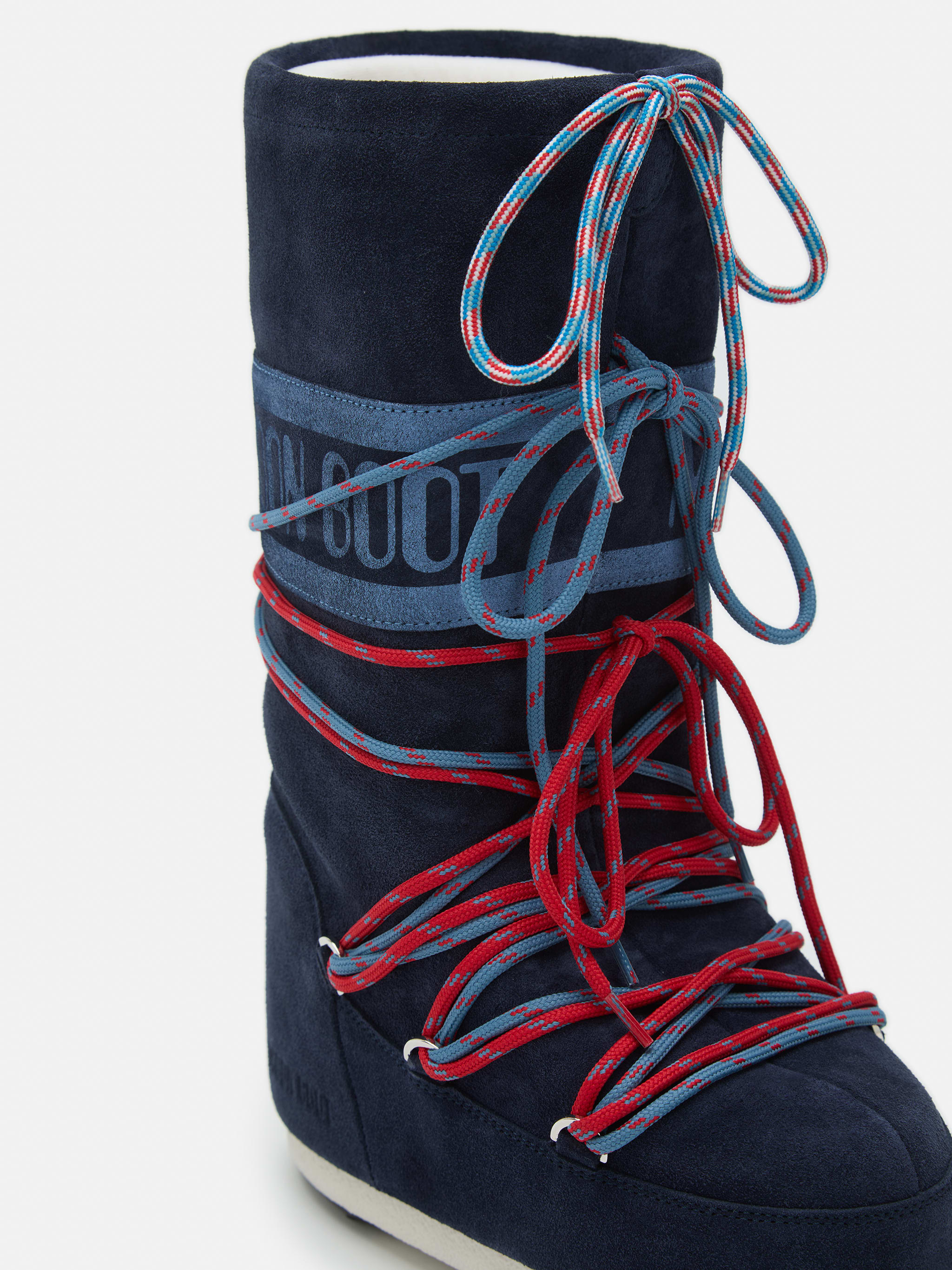 STIVALE ICON IN PELLE SCAMOSCIATA BLU NAVY image number 2