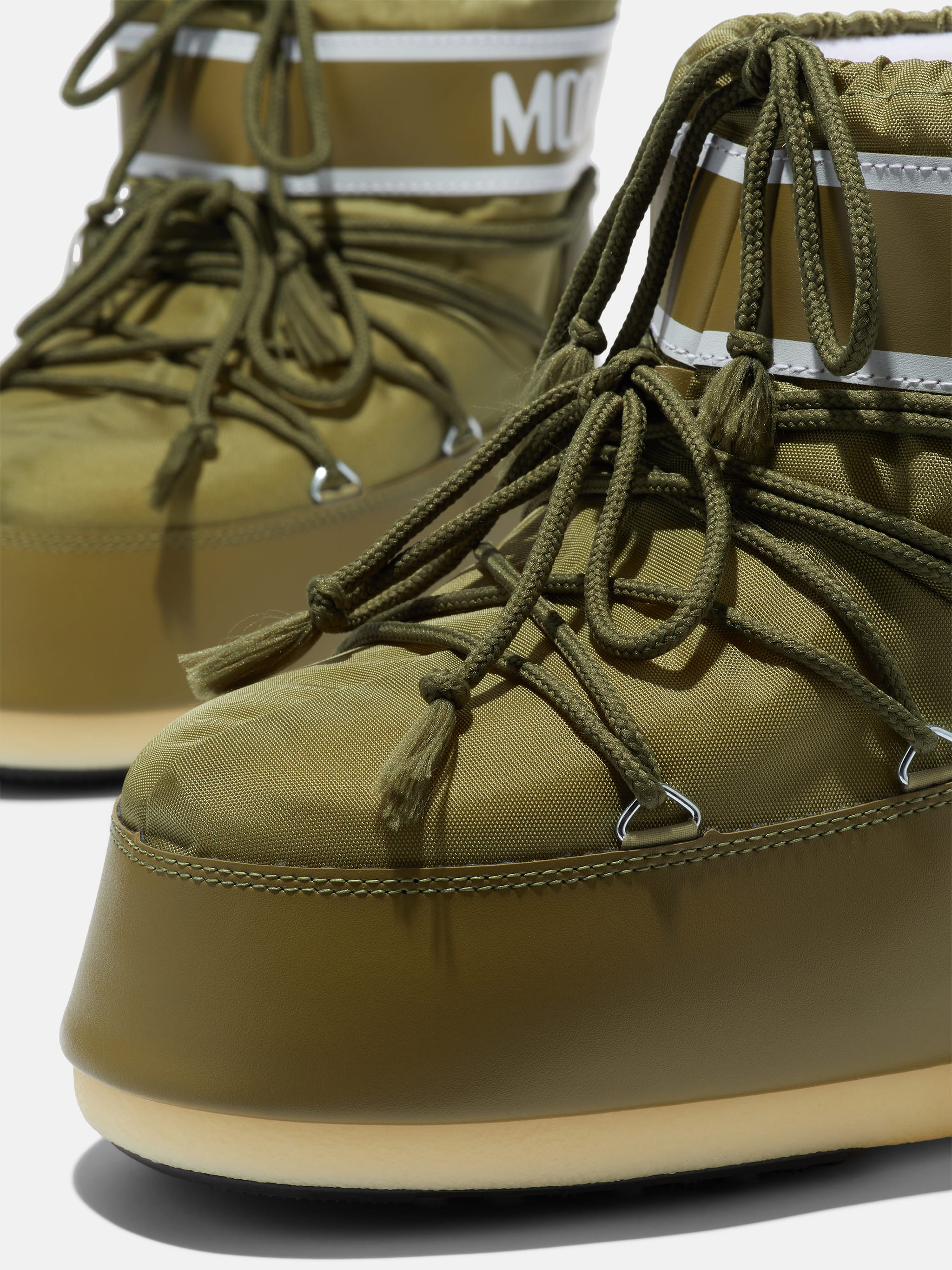 ICON LOW KHAKI NYLON BOOTS | Moon Boot®