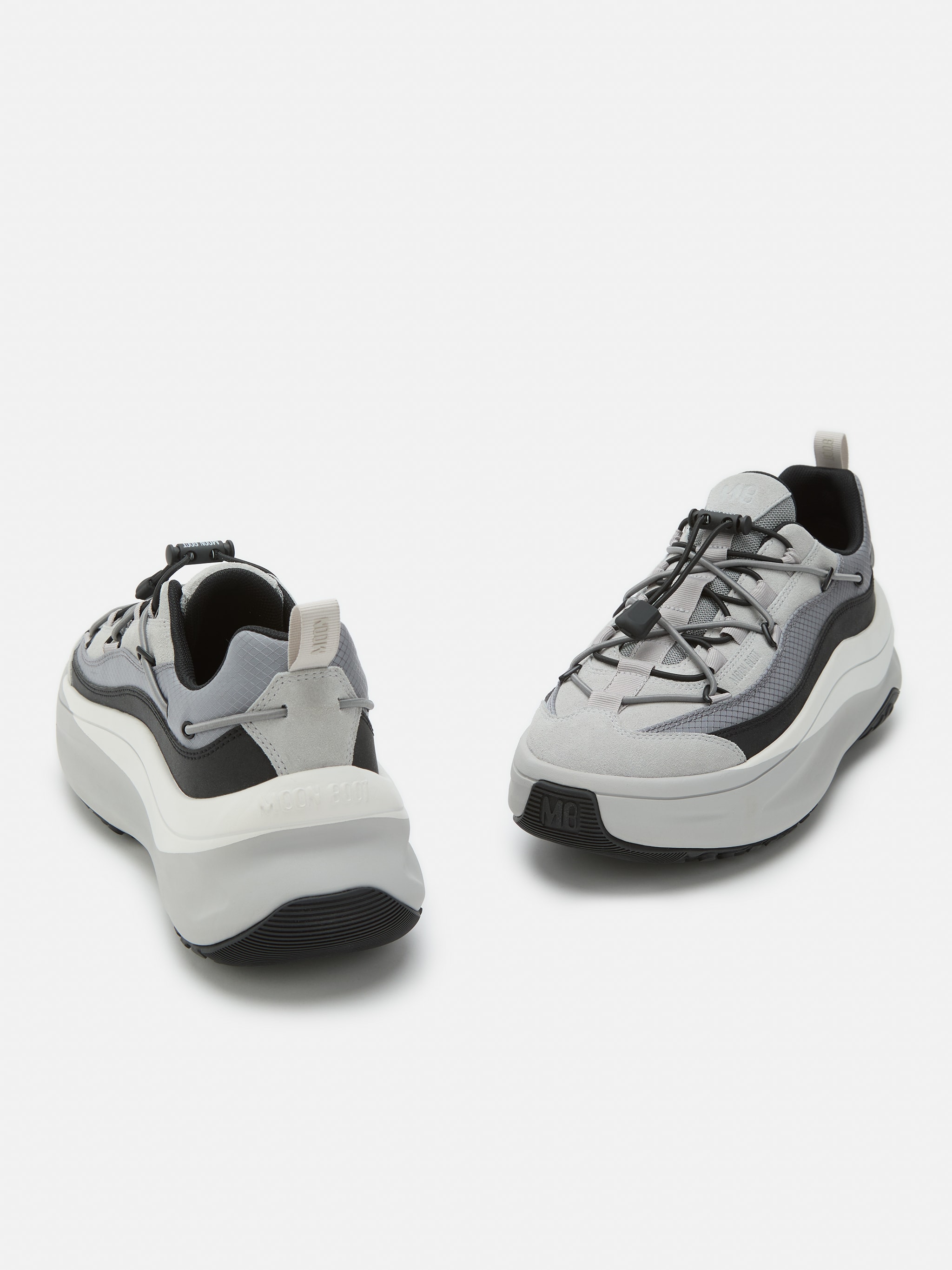 MOON247 XLACE GRAUE SNEAKERS image number 3