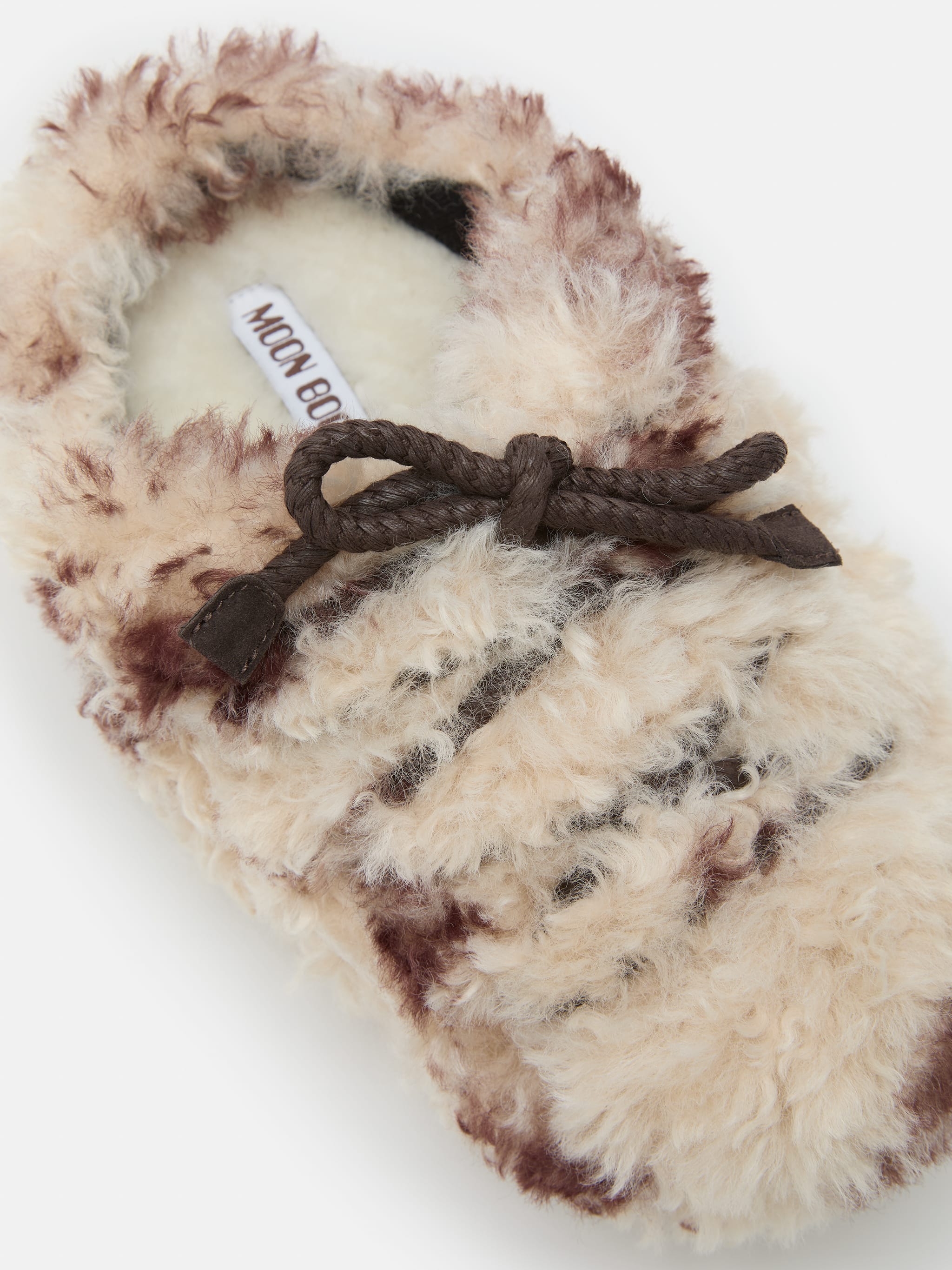 EVX COW-PRINT CURLY MULES image number 2