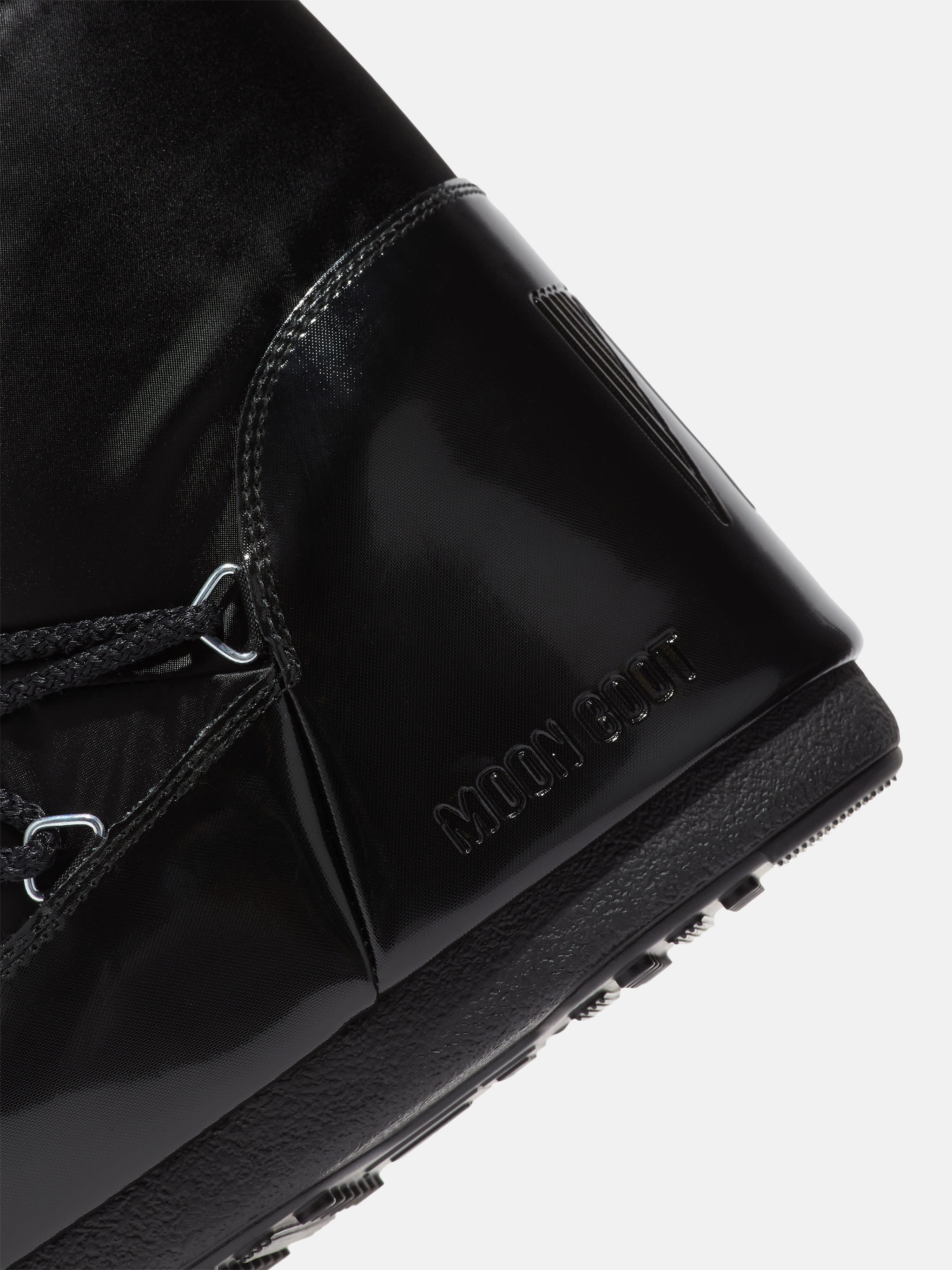 ICON GLANCE SCHWARZE SATIN STIEFEL image number 3