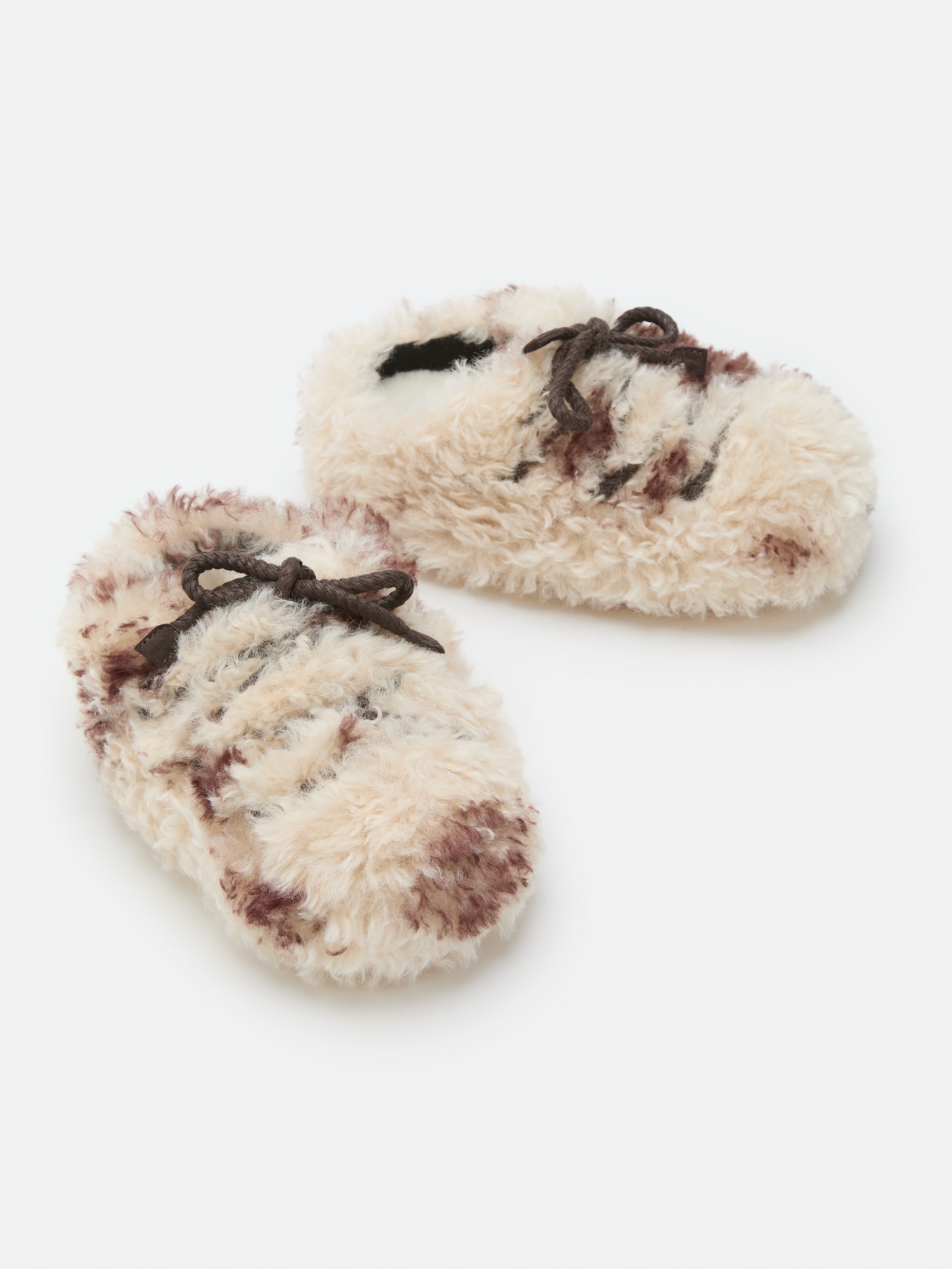EVX COW-PRINT CURLY MULES image number 3