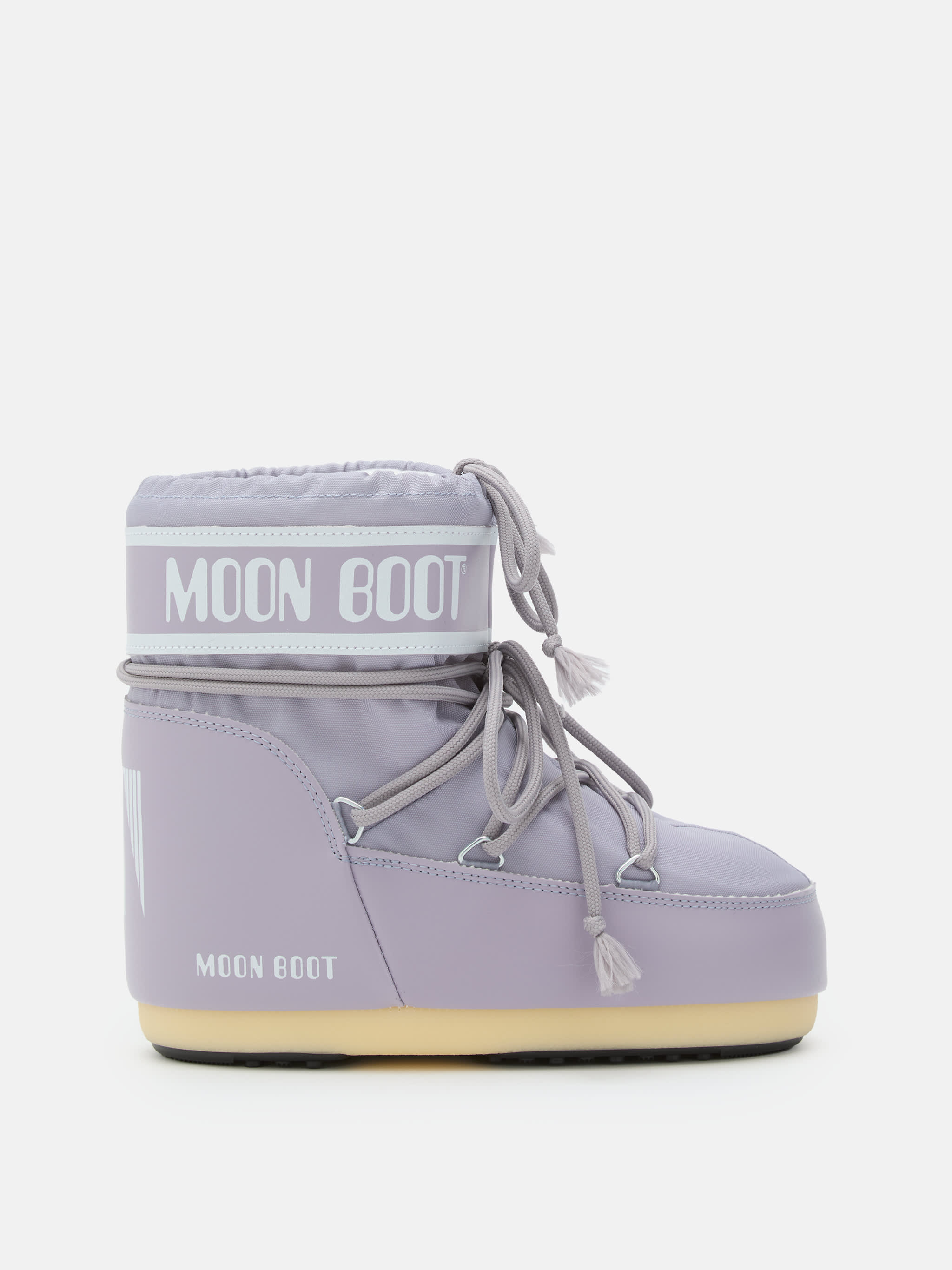 MOON BOOT 紫色 ウィンターブーツ THE ORIGINAL ICON LOW LILAC NYLON BOOTS | Moon Boot®