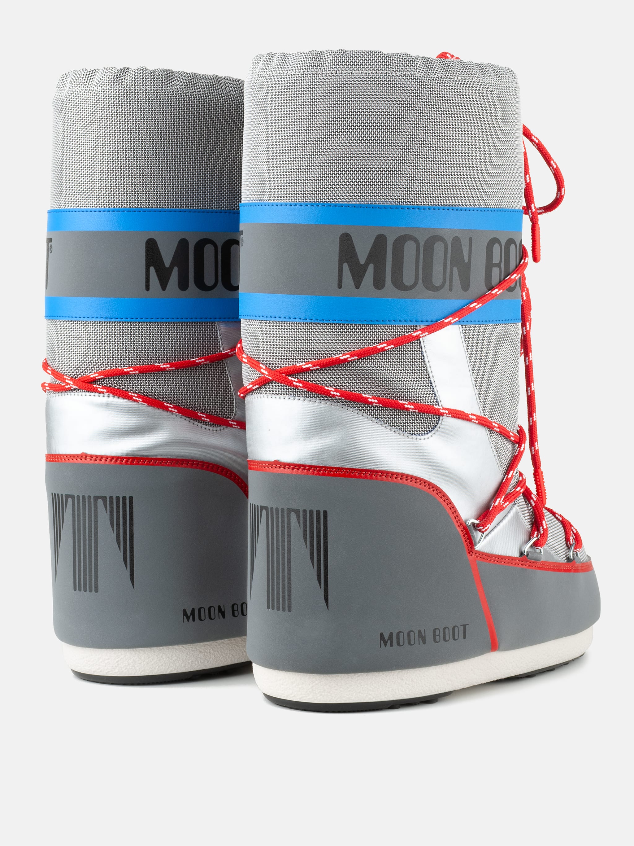 ICON SPACE RACING SILVER BOOTS image number 1