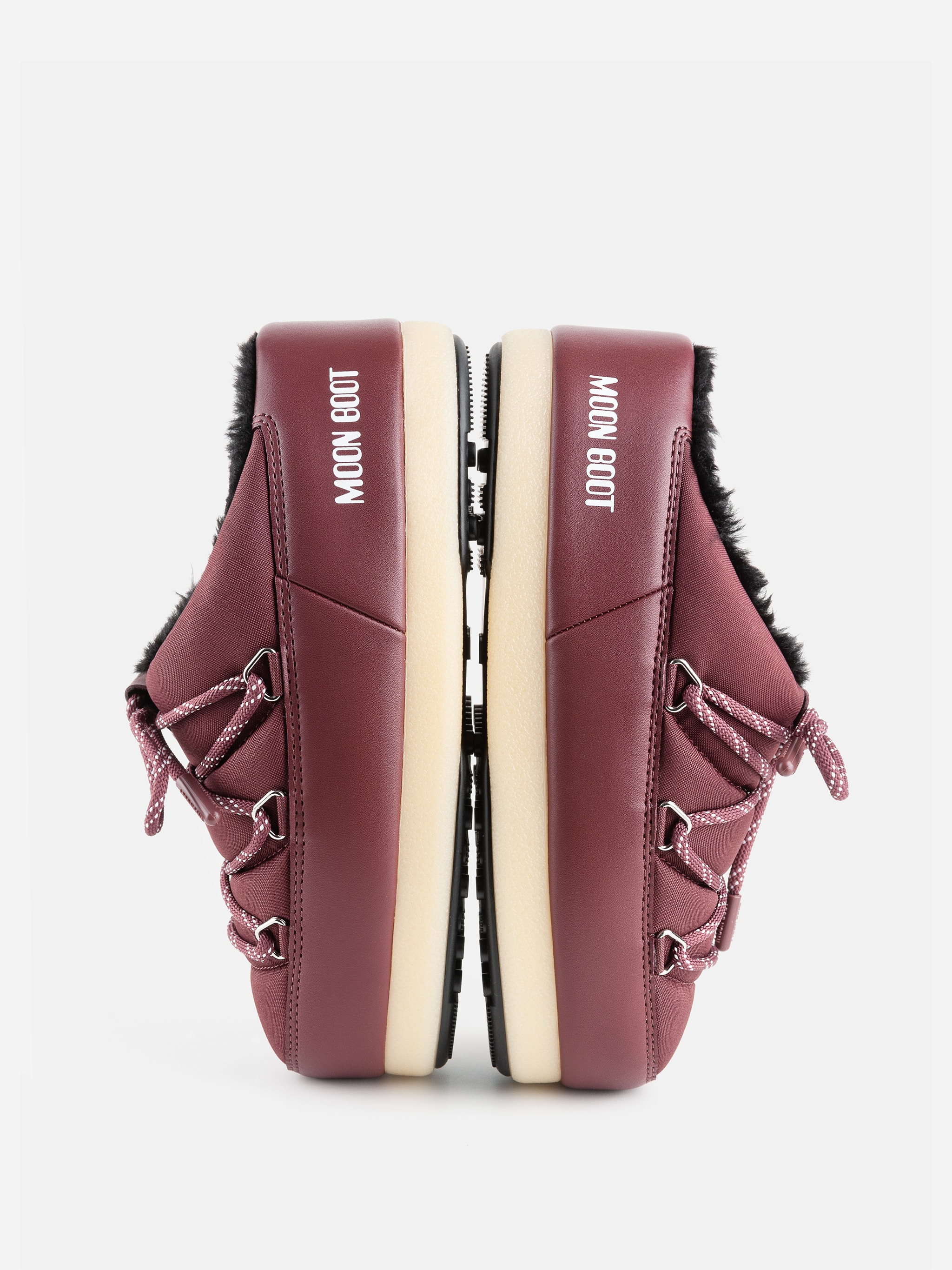 EVX BORDEAUXROTE MULES AUS NYLON image number 3