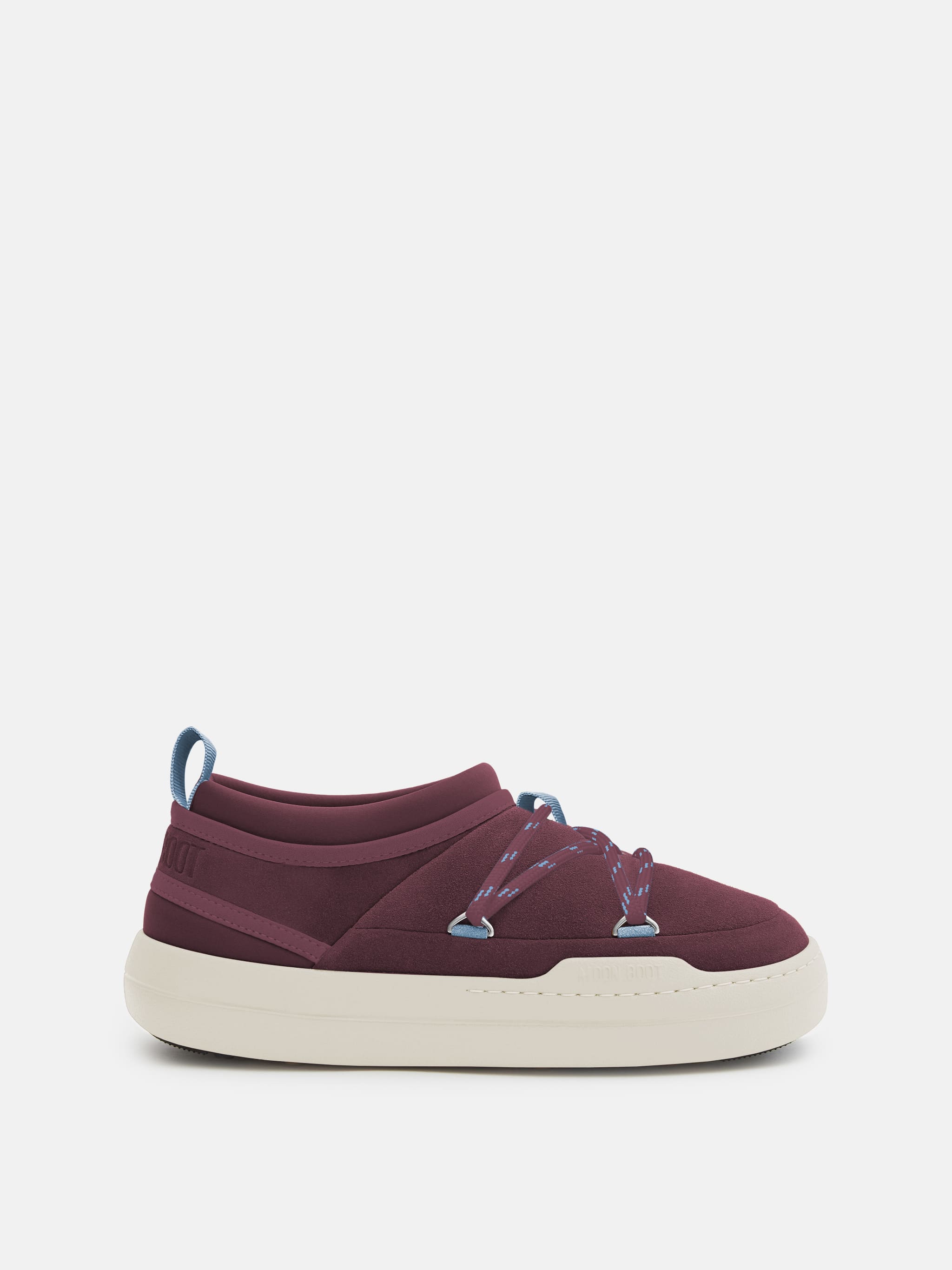 PARK ICON BORDEAUXROTE SNEAKERS AUS VELOURSLEDER